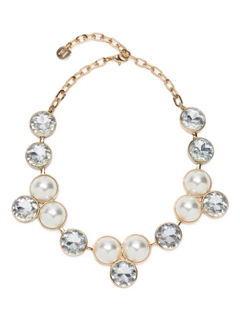 Carolina Herrera pearl and crystal necklace