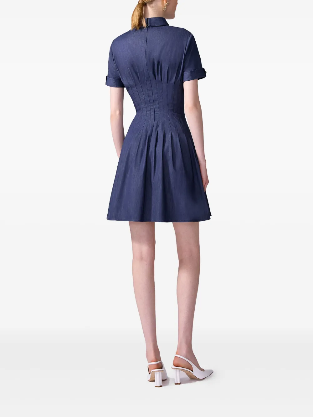 Carolina Herrera Denim mini-jurk Blauw