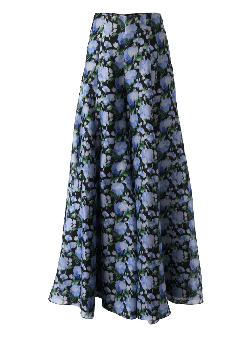 Carolina Herrera Peony-print Palazzo Pants