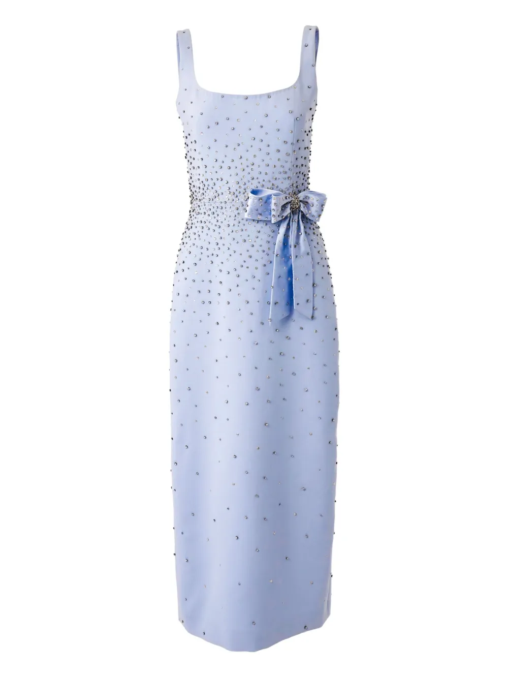 Carolina Herrera Midi-jurk verfraaid met kristallen Blauw