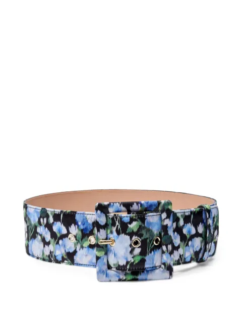 Carolina Herrera peony-print belt
