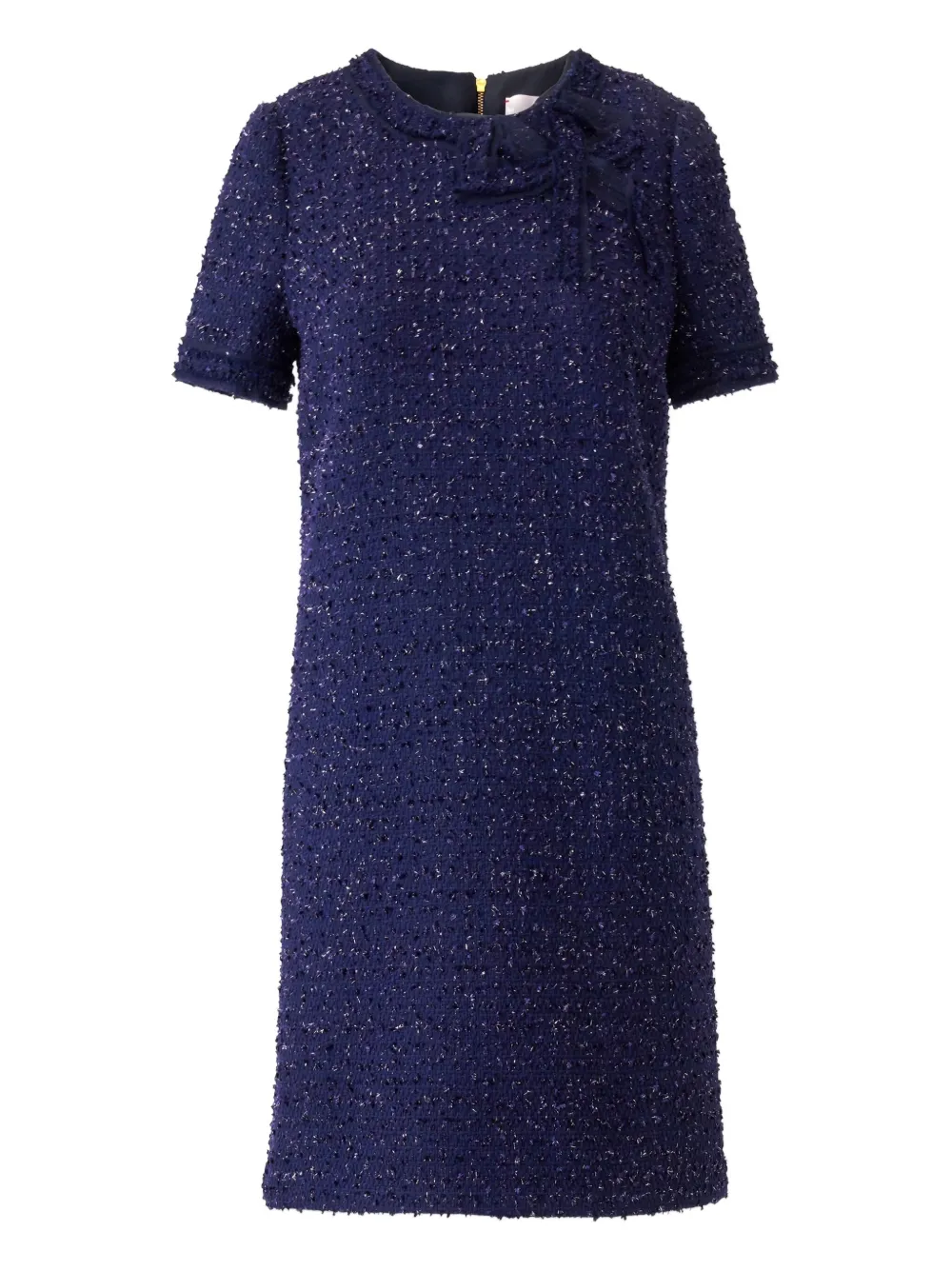 Carolina Herrera Tweed midi-jurk Blauw
