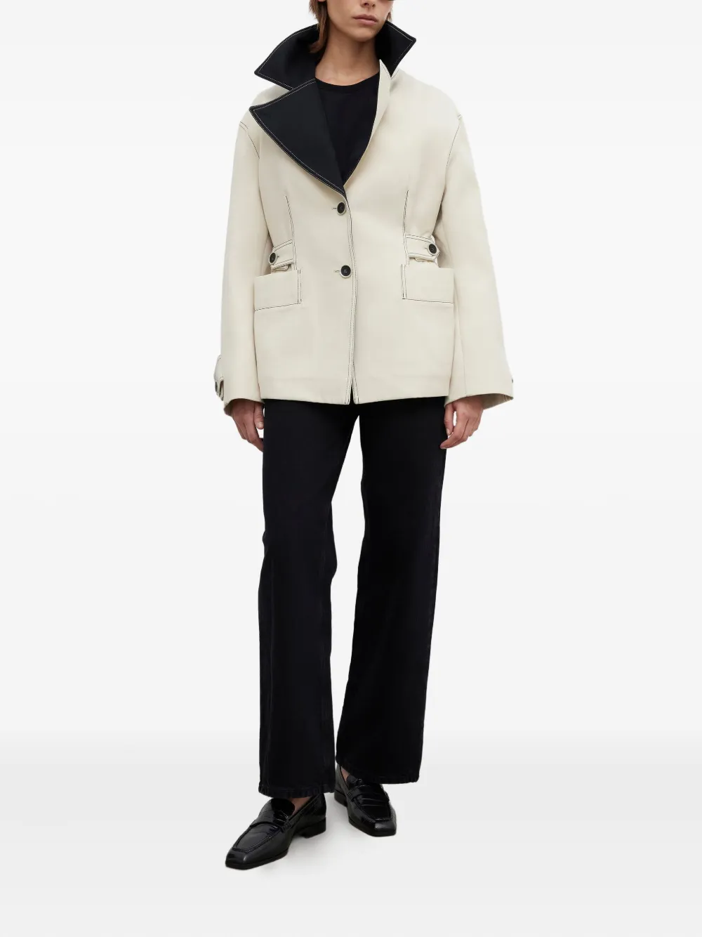 House Of Dagmar two-tone jacket | Blazers | Image 2