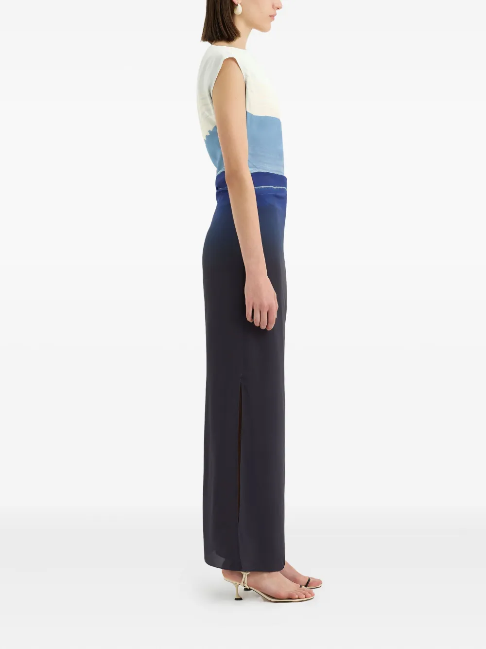 SIR SILK MIDI DRESS