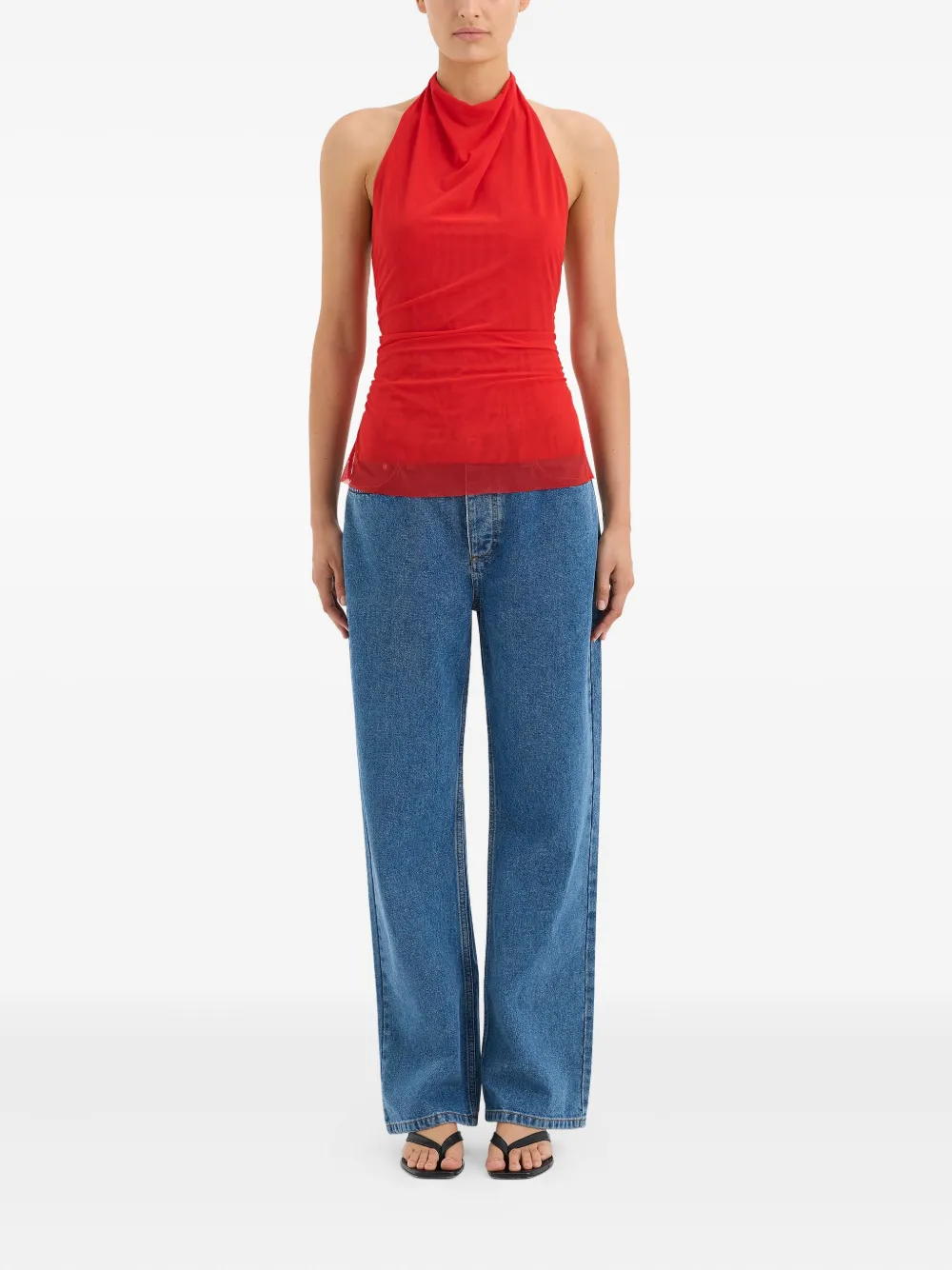 SIR DRAPED SLEEVELESS TOP