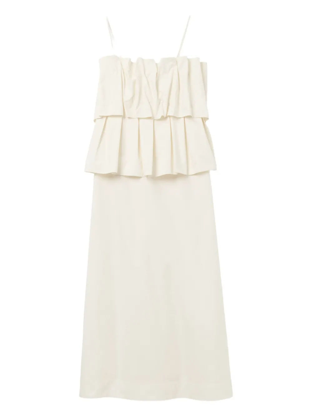 House Of Dagmar ruffled dress - Toni neutri