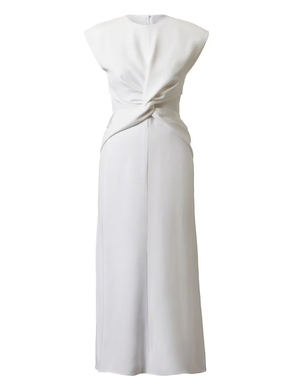 TOVE silk midi dress | White | Image 1