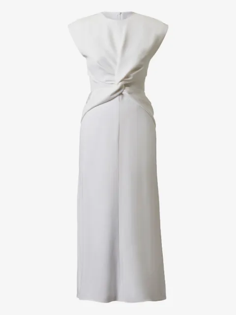 TOVE silk midi dress
