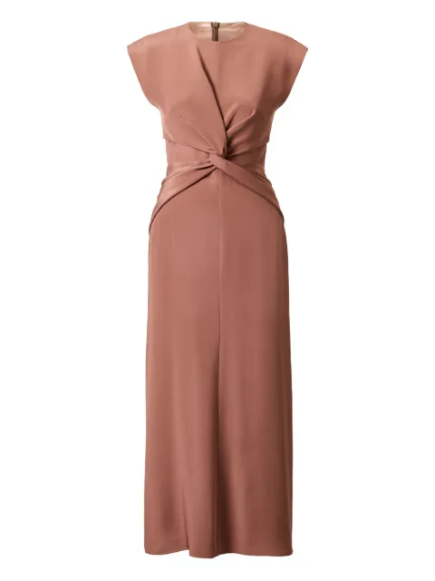 TOVE vestido midi con diseño drapeado