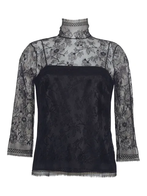 Adam Lippes floral-lace top