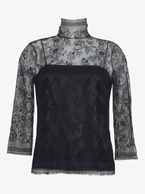Adam Lippes floral-lace top