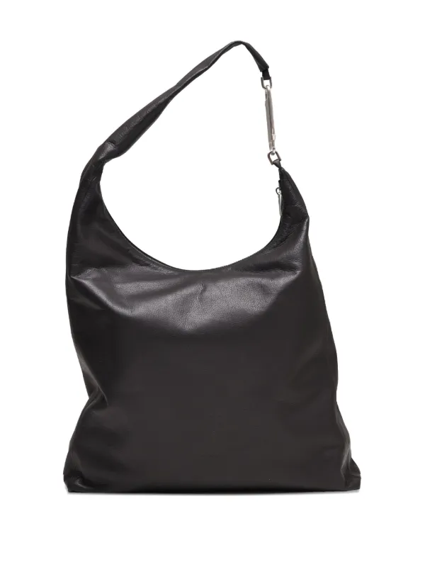 Rick Owens レザーショルダーバッグ | ブラック | FARFETCH JP