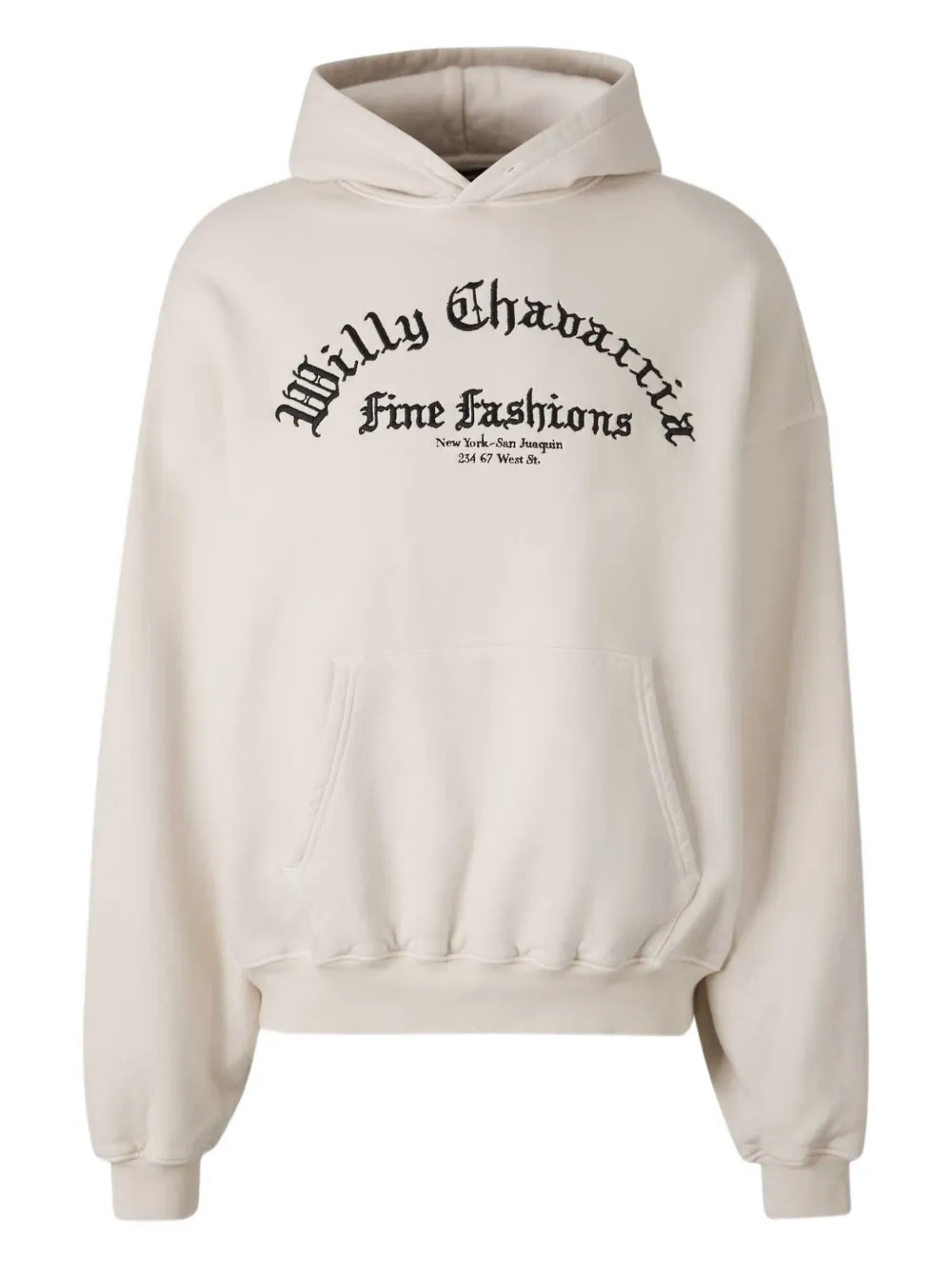 Willy Chavarria hoodie de algodón | blanco | Image 1