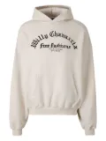 Willy Chavarria cotton hoodie - White