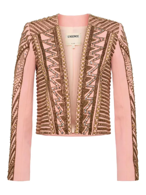 L'Agence Blossom beaded jacket