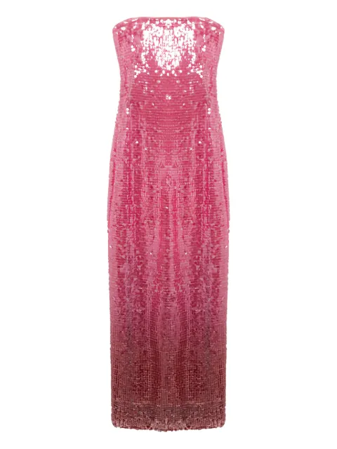 Simkhai Leilani sequin strapless gown