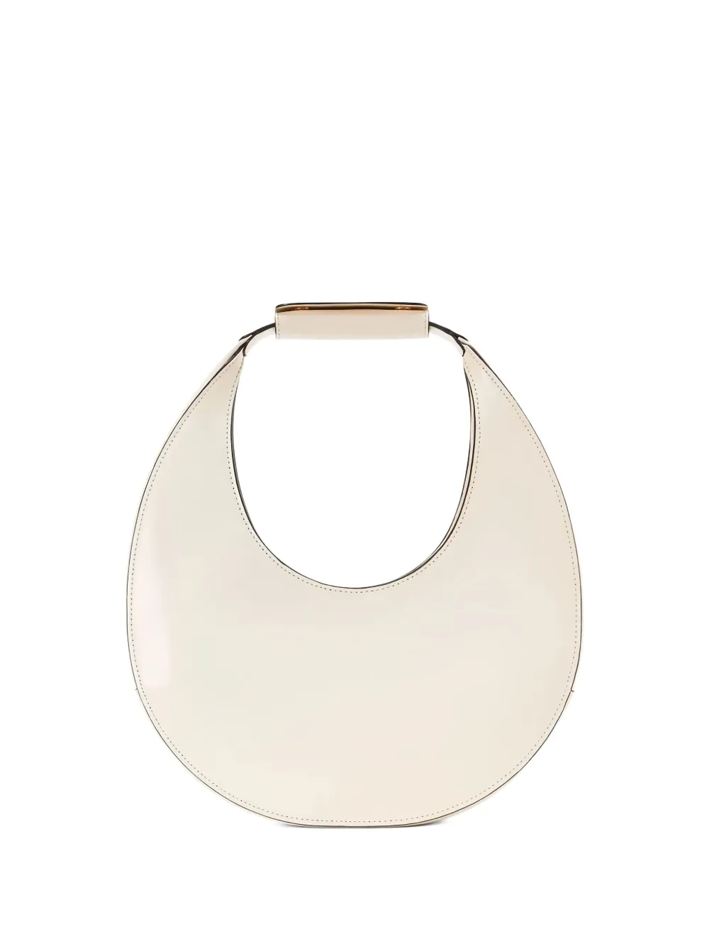 STAUD mini Moon leather tote bag | Neutrals | Image 1