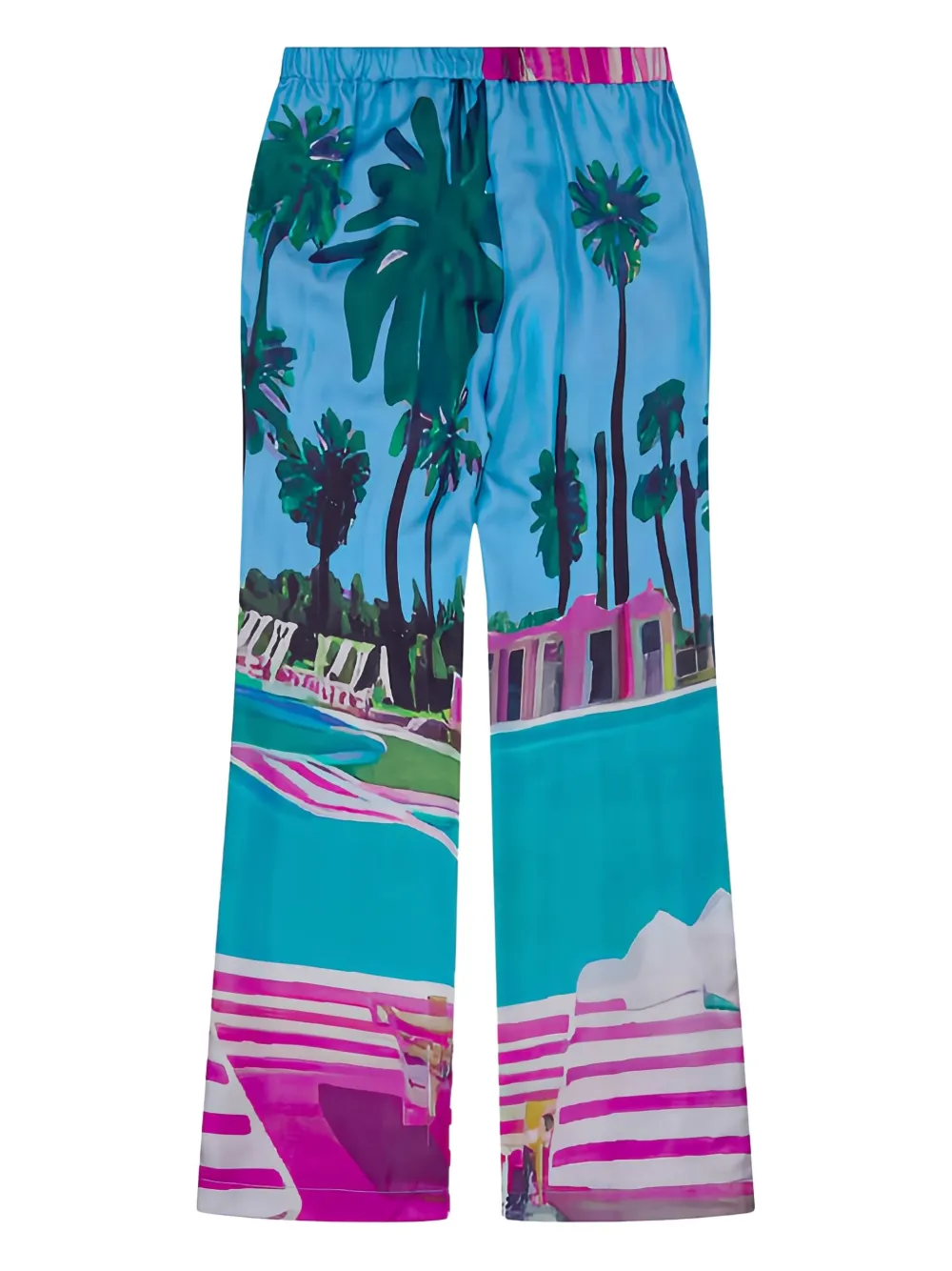 Libertine Broek met print - Blauw