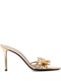 Giuseppe Zanotti 100mm orchid-embellishment sandals - Gold