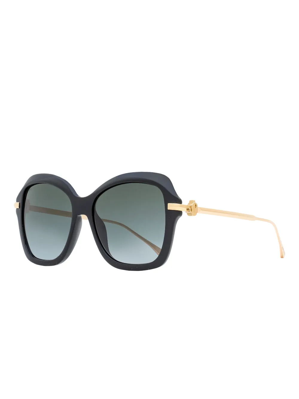 Jimmy Choo Eyewear Tessy butterfly-frame sunglasses - Zwart