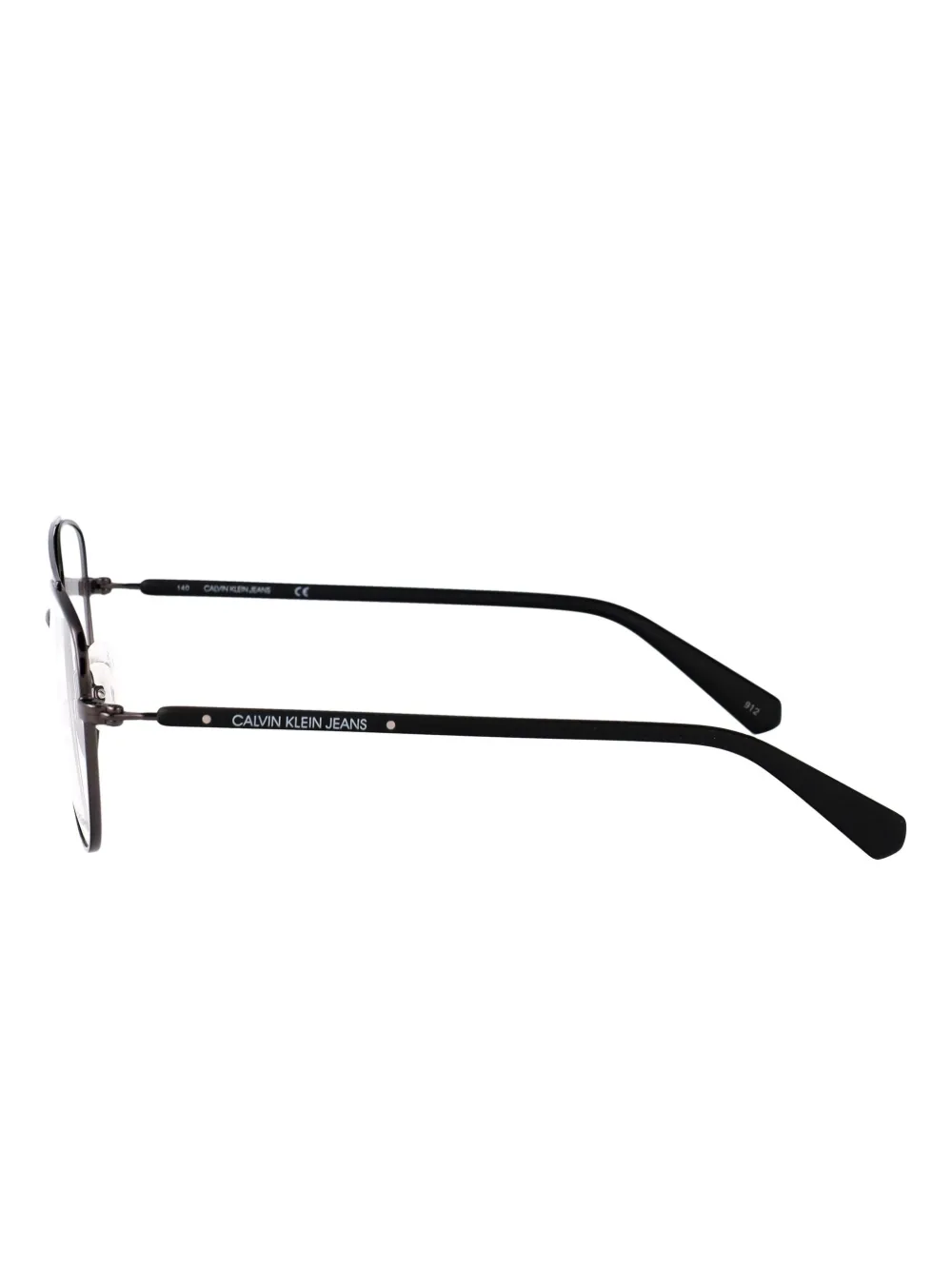 Calvin Klein Jeans Bril met metalen piloten montuur Grijs