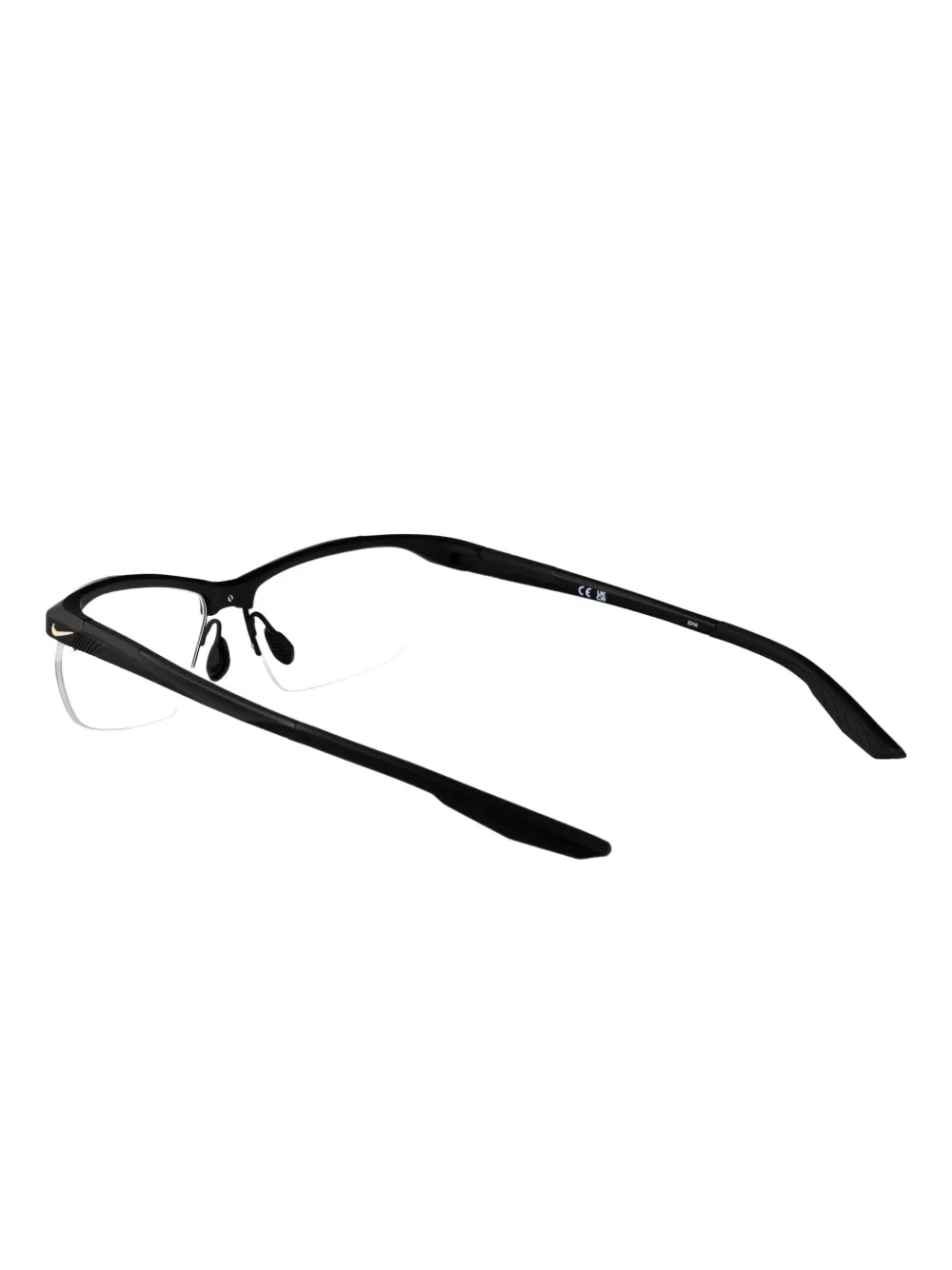 Nike 7401 bril met schild montuur Zwart