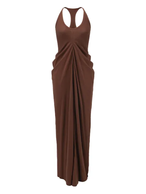 OUDE WAAG drapped knot maxi dress