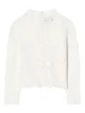 Nili Lotan Gibson crochet mock-neck sweater - Neutrals