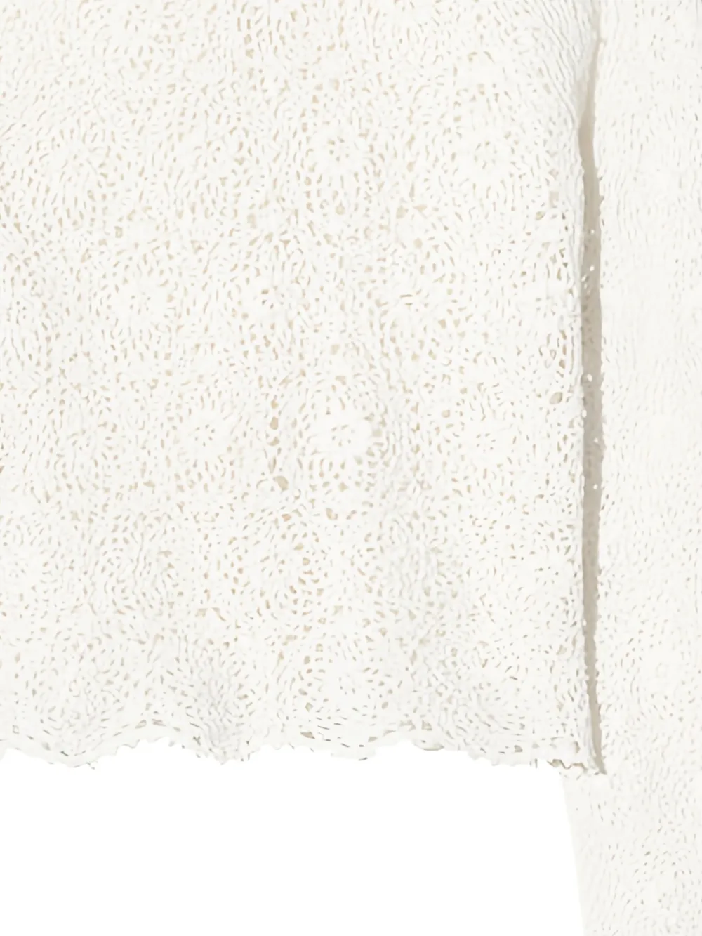 Nili Lotan Gibson crochet mock-neck sweater | Knitted Sweaters | Image 2