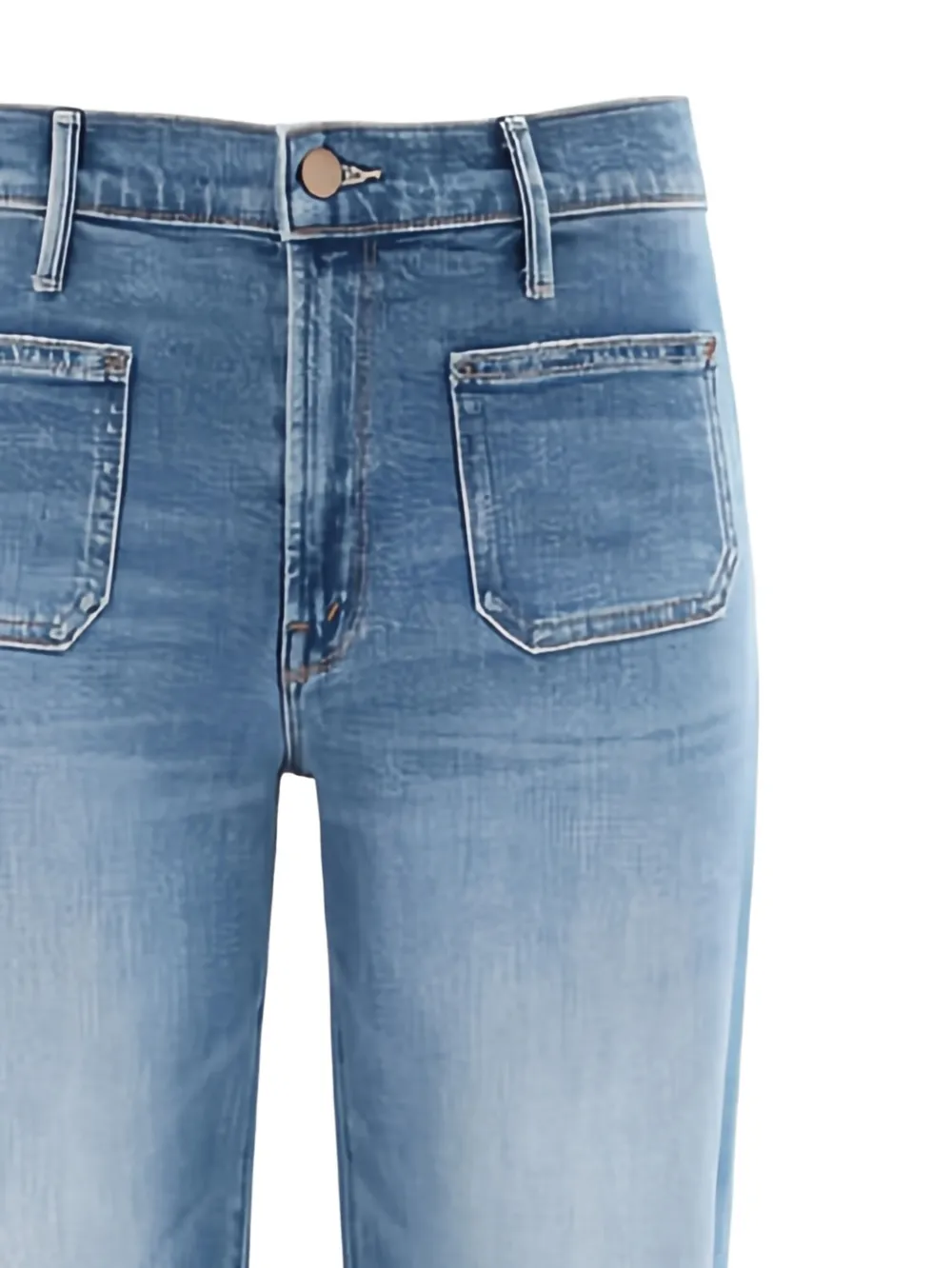 MOTHER The Patch jeans met zak - Blauw