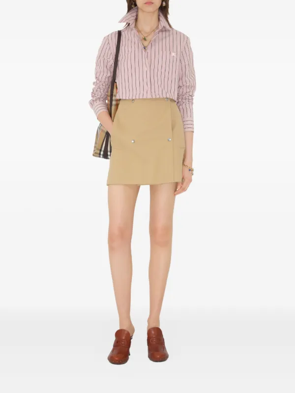 Burberry Trench Mini Skirt in Neutrals