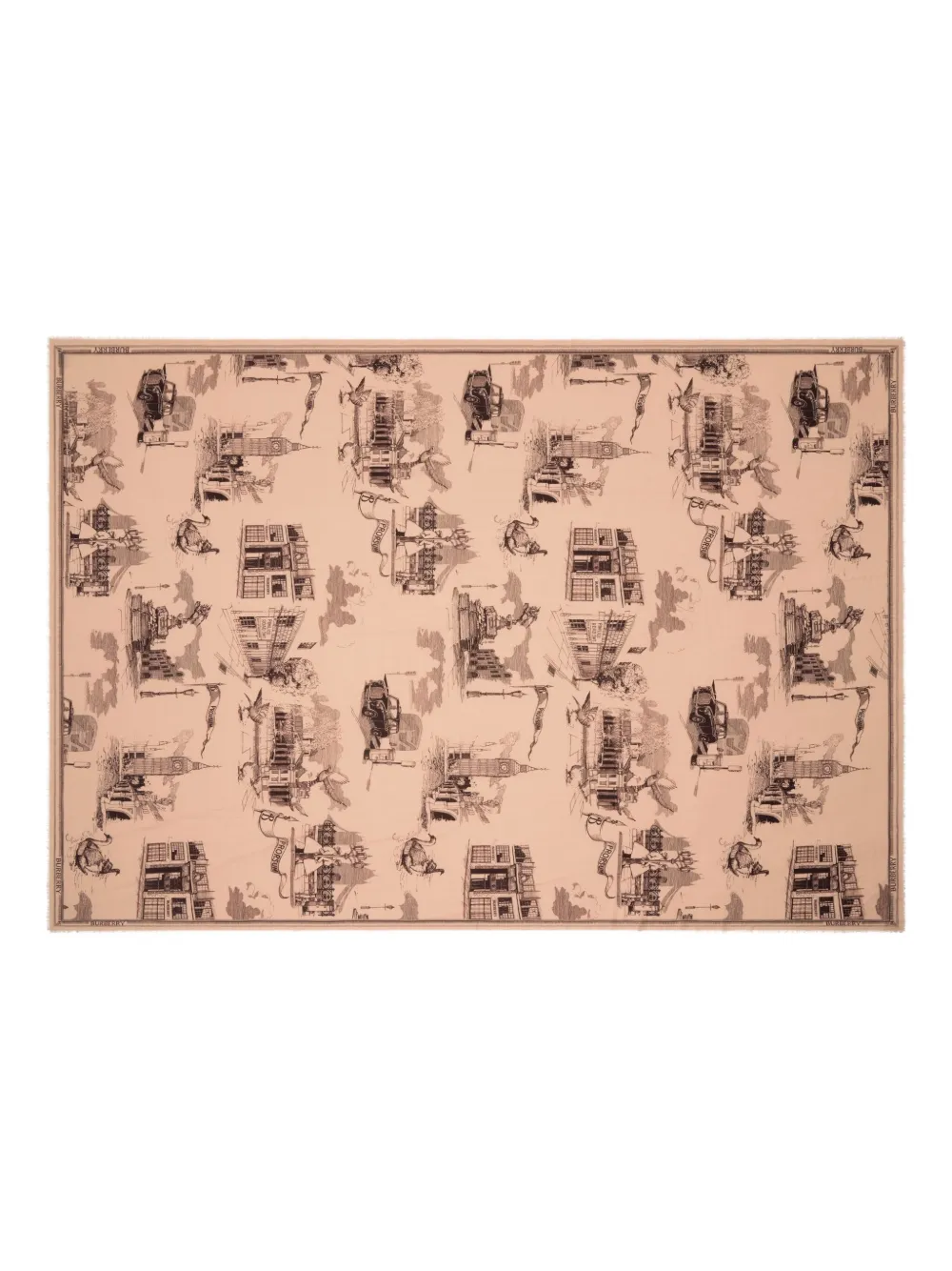 Burberry London Landmarks sjaal Roze
