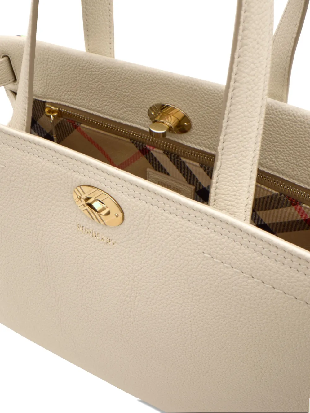 Burberry Cotswolds kleine shopper Beige