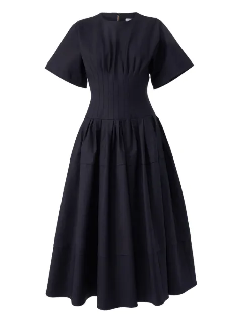 Carolina Herrera pleated-waist midi dress