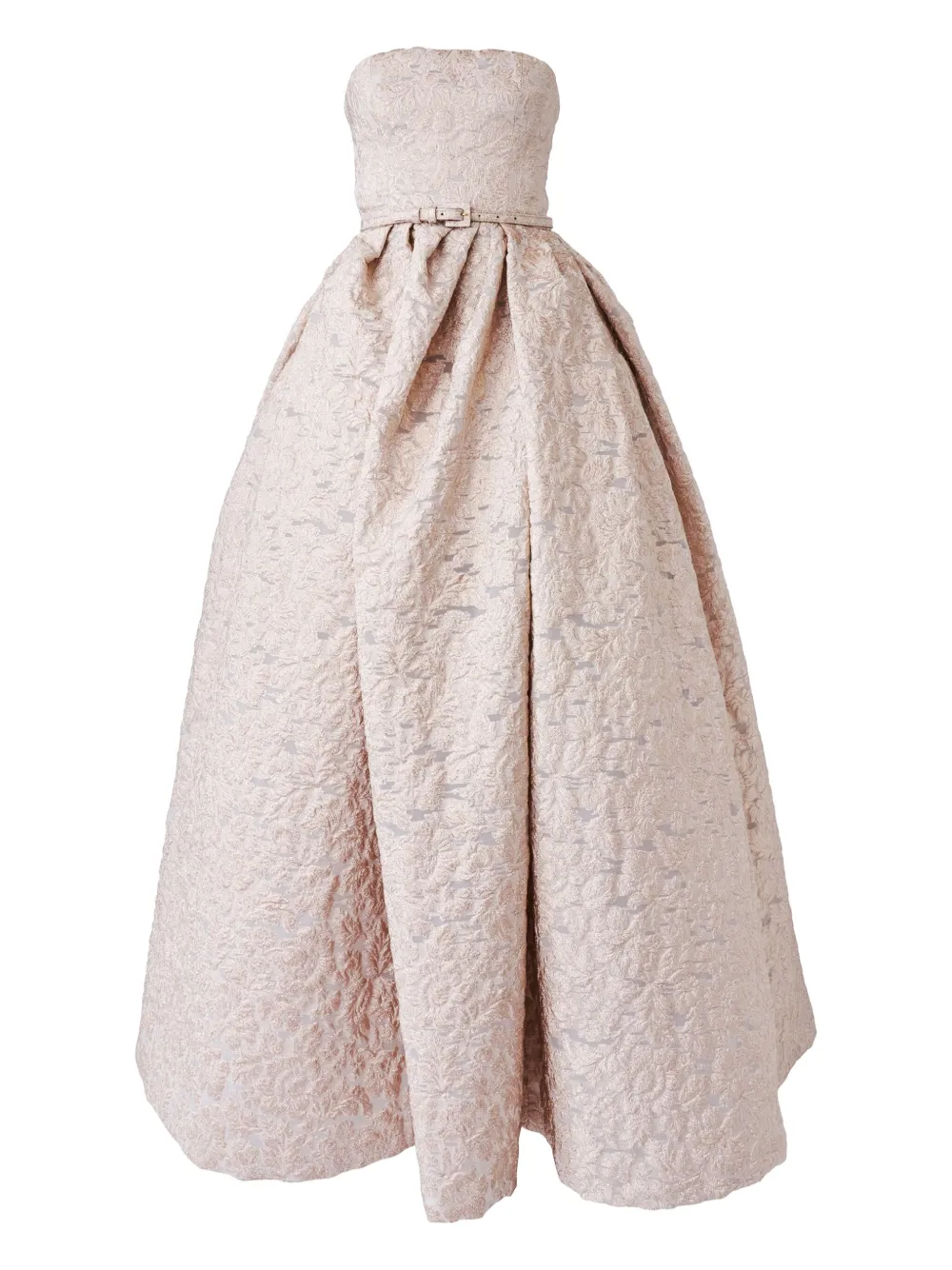 Carolina Herrera Avondjurk met brokaat-effect Goud