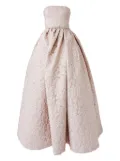 Carolina Herrera brocade-effect gown - Gold