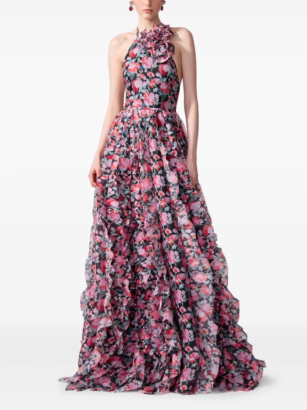 Carolina Herrera peony-print gown | Evening Dresses | Image 2