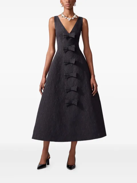Carolina Herrera cloqué-effect midi dress