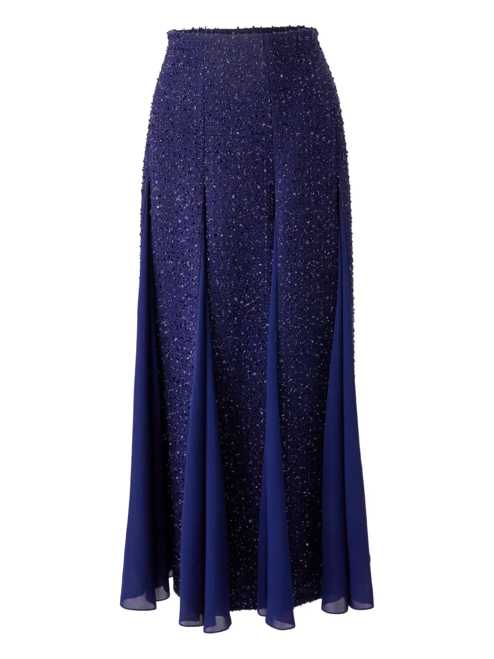 Carolina Herrera Tweed midi-rok Blauw