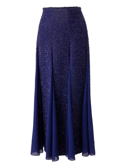Carolina Herrera tweed midi skirt