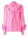 Carolina Herrera chiffon blouse - Pink