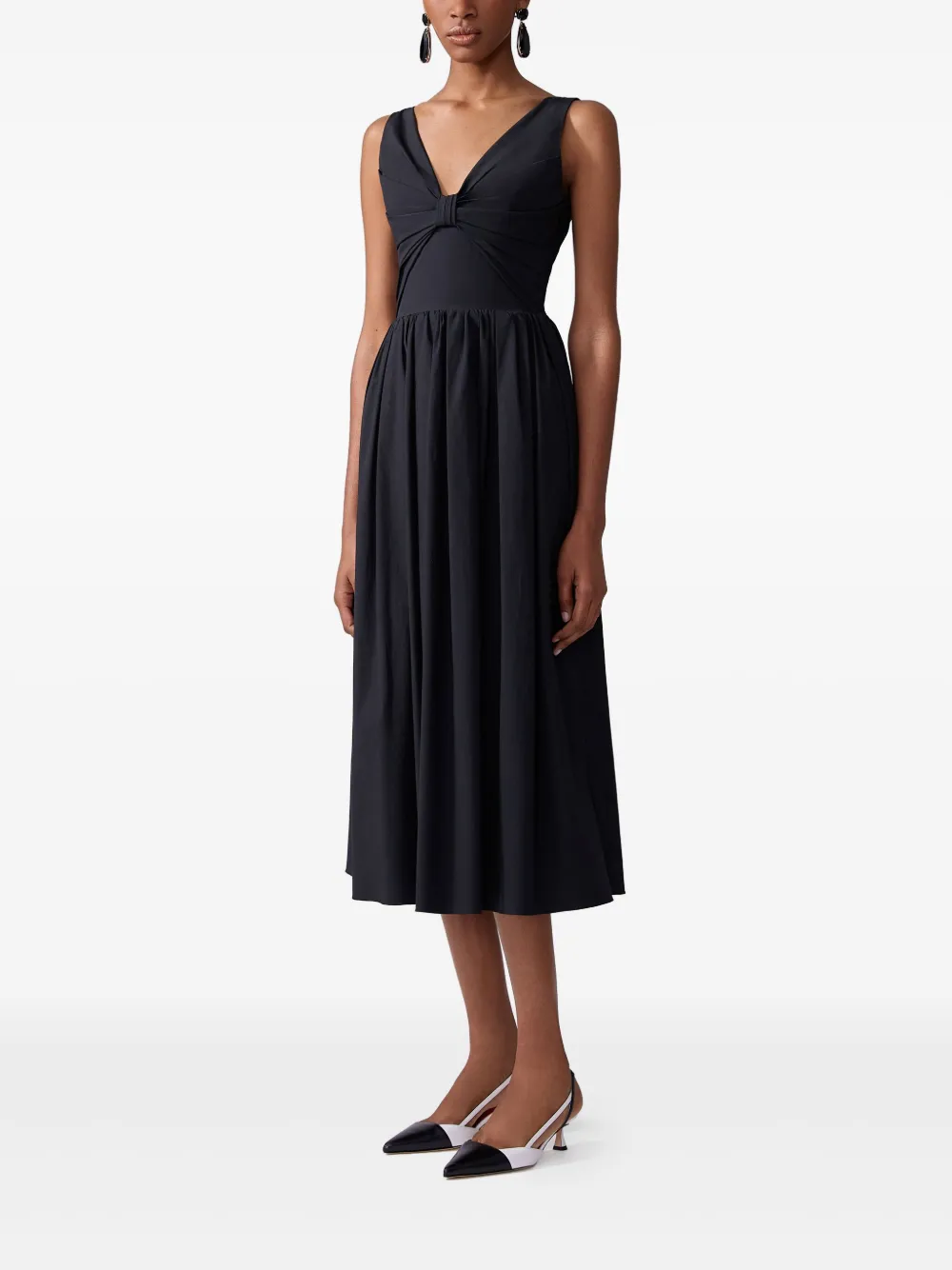 Carolina Herrera gathered midi dress | Day Dresses | Image 2