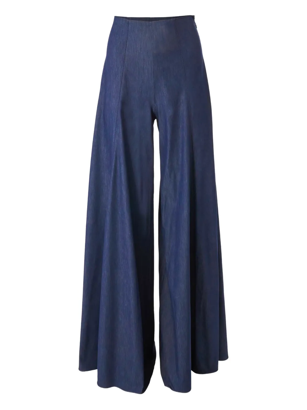 Carolina Herrera Denim palazzo broek Blauw