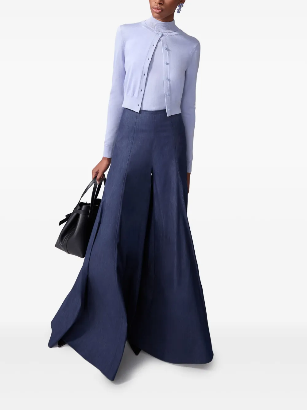 Carolina Herrera Cropped vest Blauw