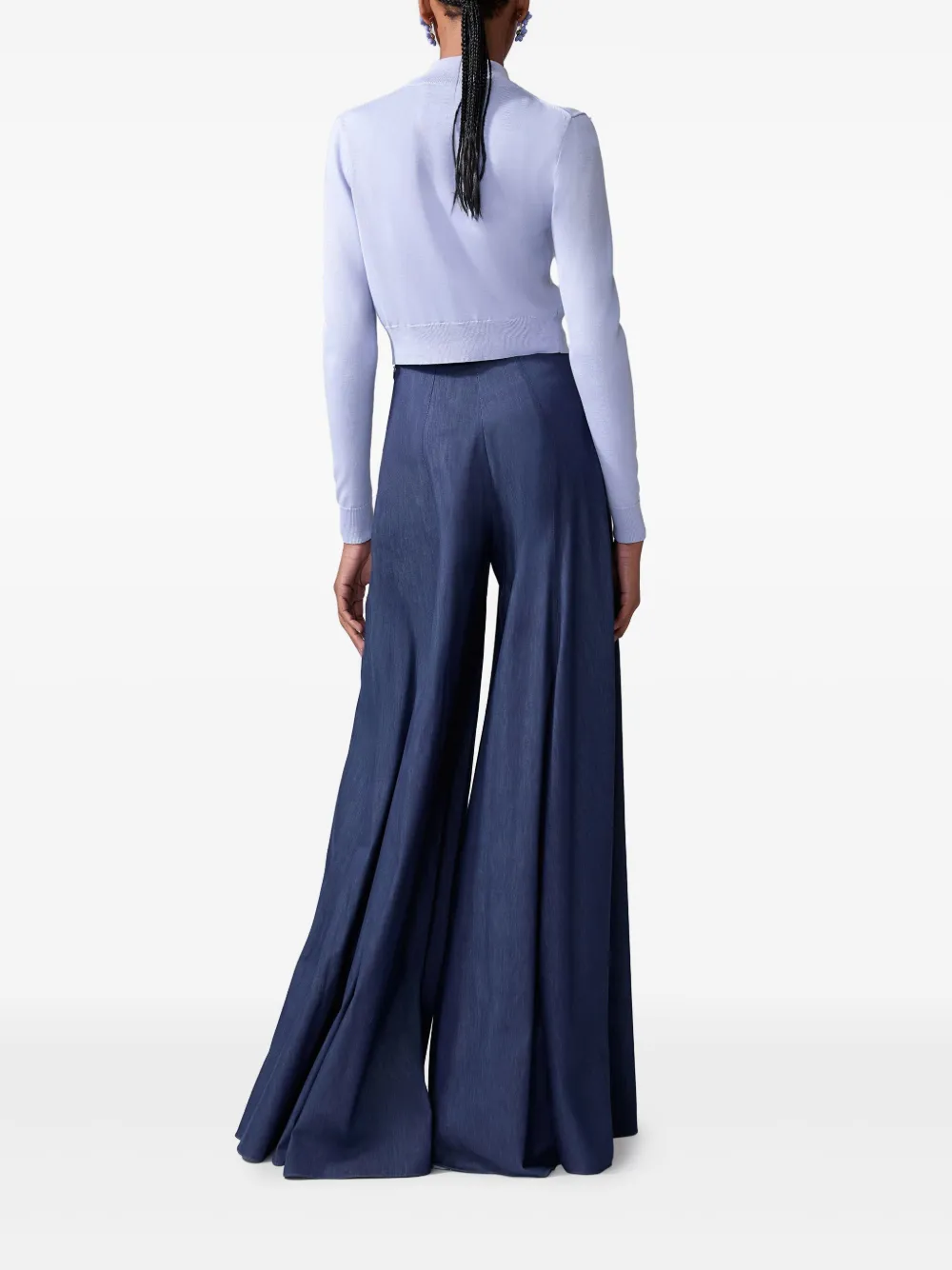 Carolina Herrera Cropped vest Blauw