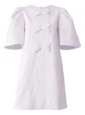 Carolina Herrera cloqué-effect mini dress - White
