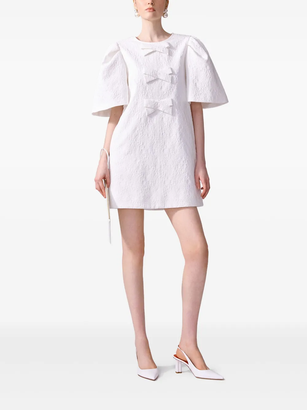 Carolina Herrera cloqué-effect mini dress | Day Dresses | Image 2