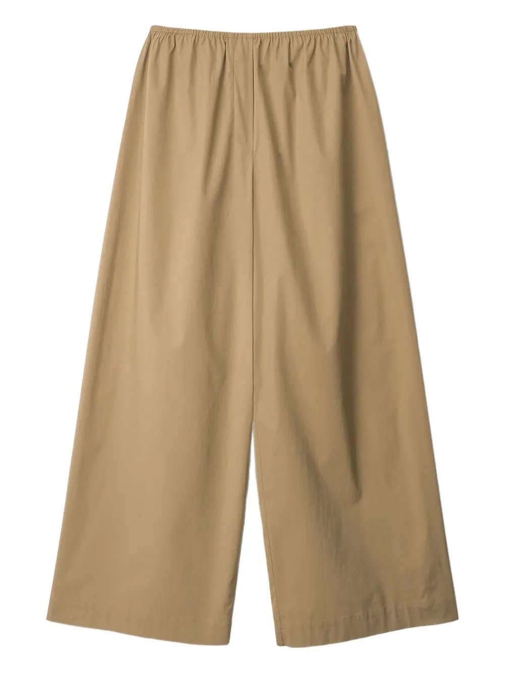 Staud Bonfire Elasticated-waistband Trousers In Brown