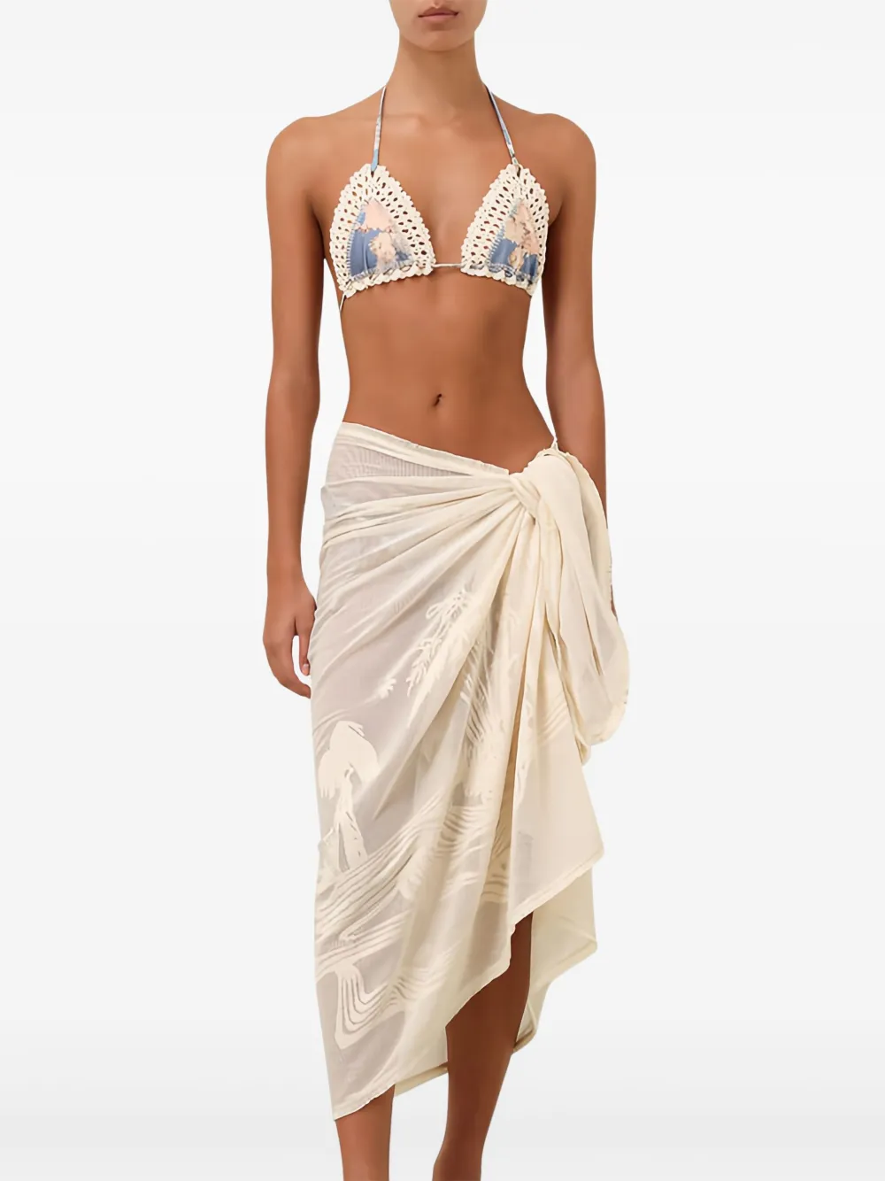 ZIMMERMANN  Woven palm-tree pareo | Beach Cover-Ups | Image 2