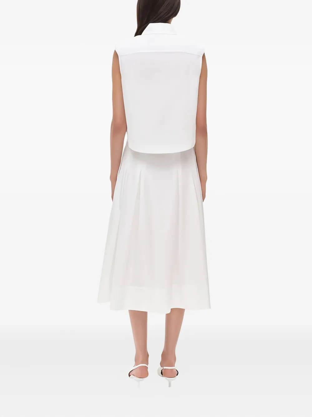 Simkhai Winslow mouwloze blouse met kraag - Wit